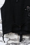 ARCHIVIO J.M.Ribot hand-decorated waistcoat GL08/LB/TOPPE